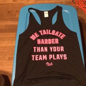 Pink brand racer back tank